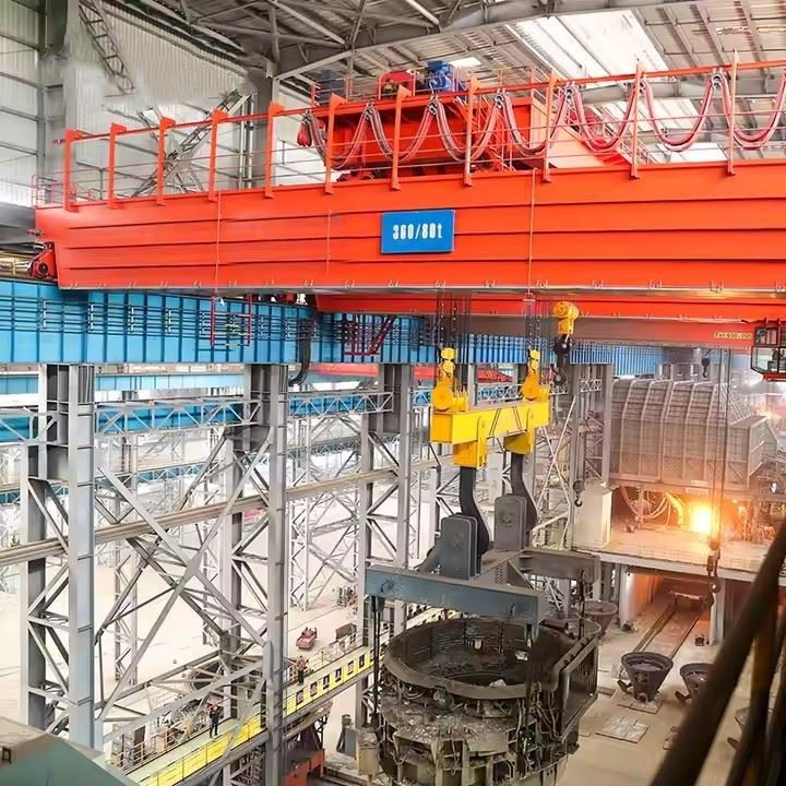 Metallurgical Double Girder Overhead Bridge Crane high quality